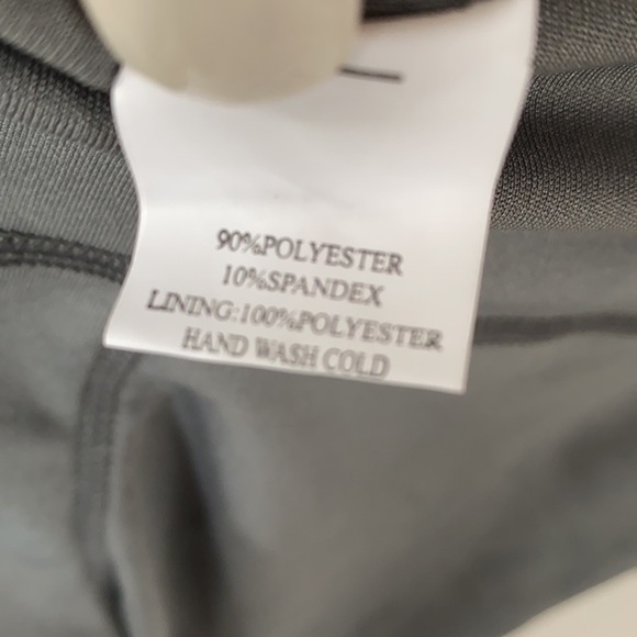 Legging Park Gray, Black mesh sides leggings, NWT - Picture 3 of 9